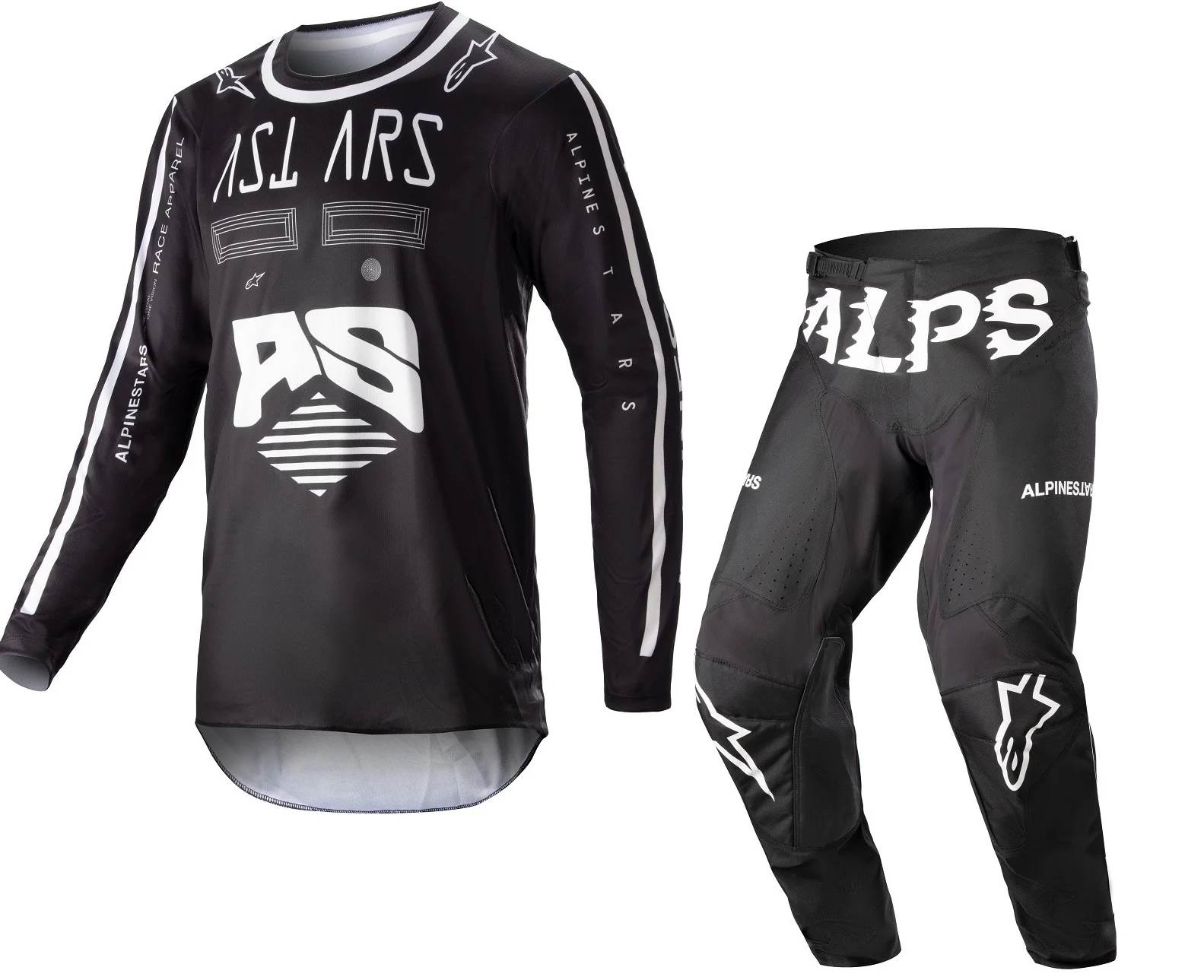 Conjunto Alpinestars Racer Found 23 Preto - Spinelli Motos Boutique